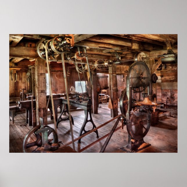 Póster Carpintero - Esta vieja tienda (Frente)