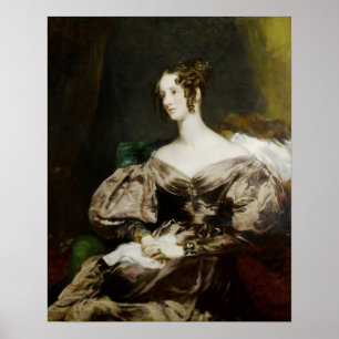 Póster Carpintero - Retrato de Harriet condesa Howe