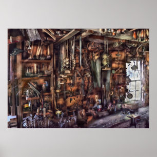 Póster Carpintero - Son muchas herramientas