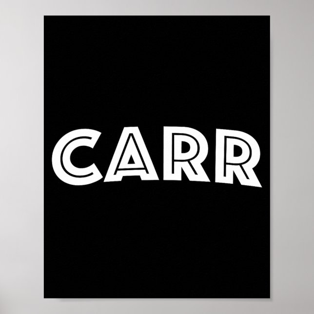 Póster Carr  (Frente)