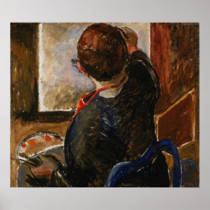 Póster Carr - autorretrato 1924