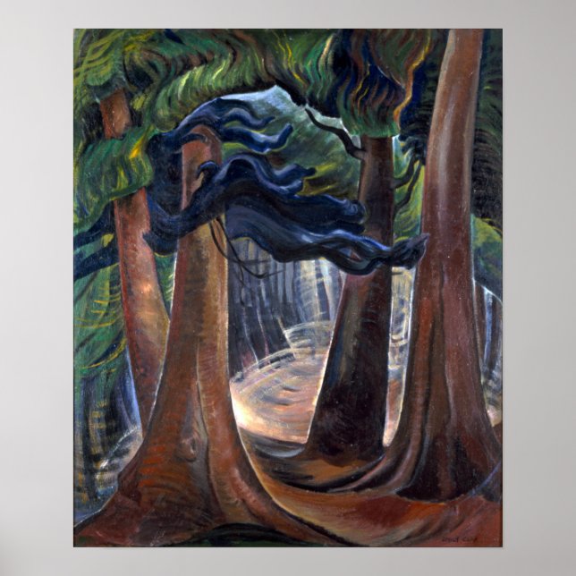 Póster Carr - Entre Los Abetos (Frente)
