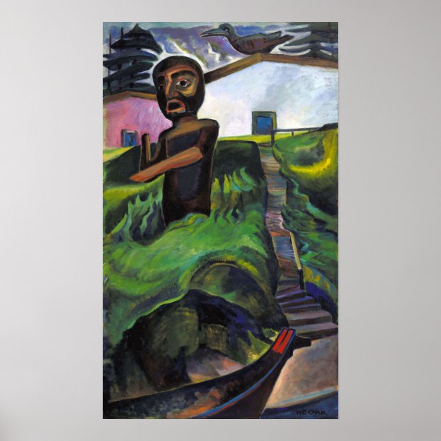 Póster Carr - Escalera Loca 1928 (Frente)