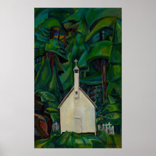 Póster Carr - Iglesia indígena