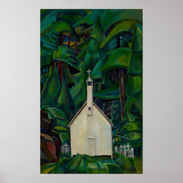 Póster Carr - Iglesia indígena (Frente)