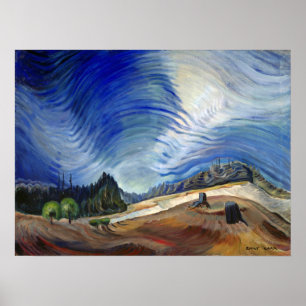 Póster Carr - Por Encima De La Tubería Grave 1937