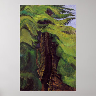 Póster Carr - Santuario de cedro 1942