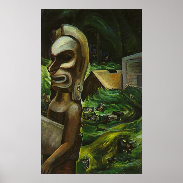 Póster Carr - Zunoqua De La Aldea Del Gato 1931 (Frente)