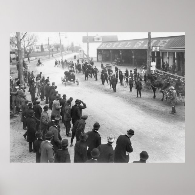 Póster Carrera automática Springfield: 1900 (Frente)