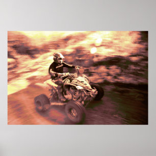 Póster Carrera de ATV