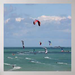 Póster Carrera de Kiteboard