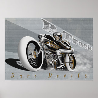 Póster Carrera de pista de la placa de la Affiche