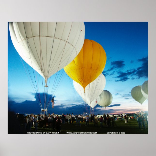 Póster Carrera en globo de gas/GBTAC14 (Frente)