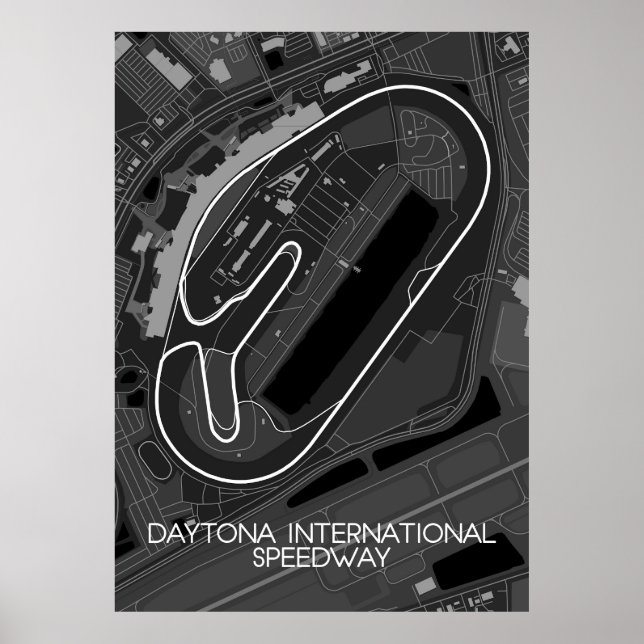 Póster Carrera Internacional de Daytona (Frente)