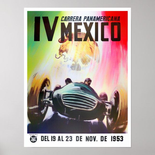 Póster Carrera Panamericana 1953 (Frente)