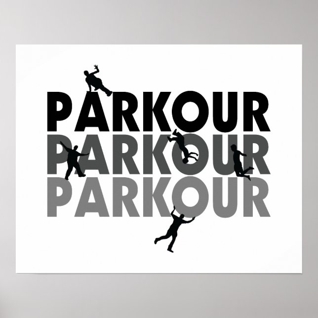 Póster Carrera sin Parkour (Frente)