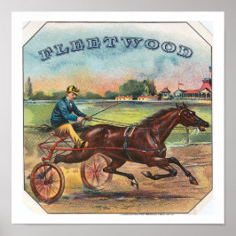 Póster Carreras de Caballo Vintage de Fleetwood