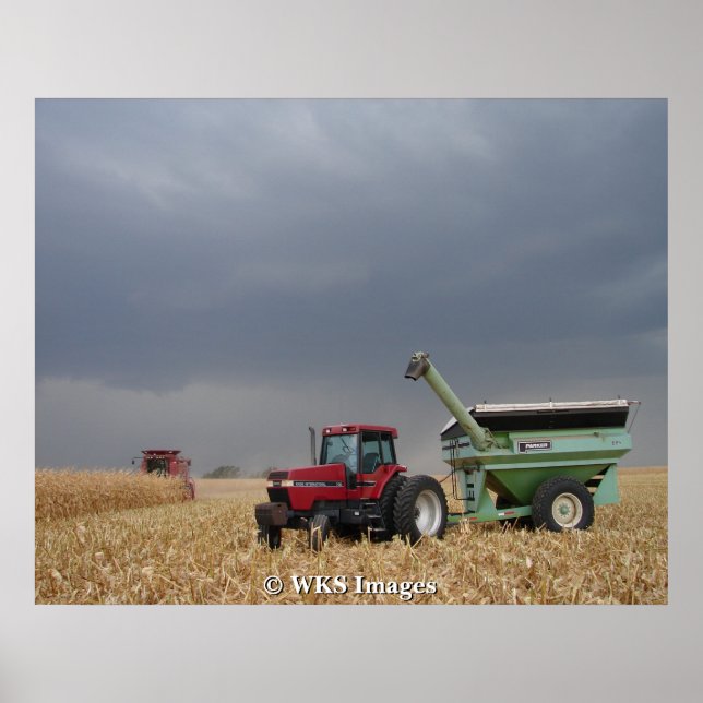 Póster Carreras de la tormenta (Frente)