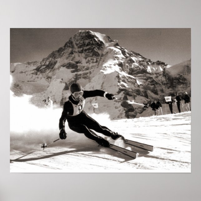 Póster Carreras del Lauberhorn (Frente)