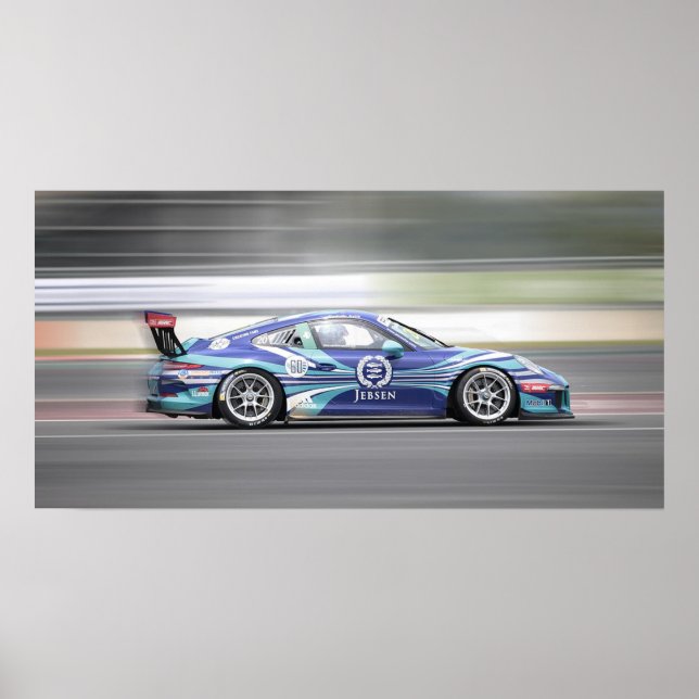Póster Carreras deportiva (Frente)