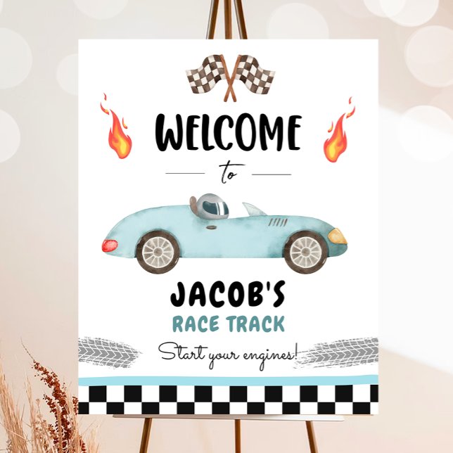 Póster Carreras Race Car Dos Curioso Rápido Niño Poste De (Subido por el creador)