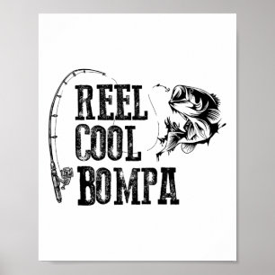 Póster Carrete de Pesca Bompa Divertido Regalo Bompa Grac