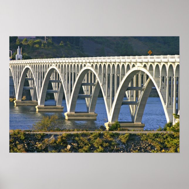 Póster Carretera 101 del puente conmemorativo Patterson (Frente)