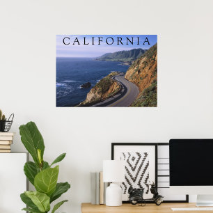 Póster Carretera 1 Carmel California
