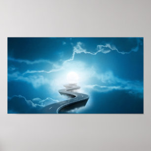 Póster carretera al cielo