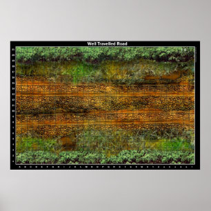 Póster Carretera Bien Viajada - Poster de Mapa de Batalla