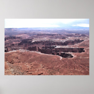 Póster Carretera blanca