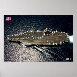 PÓSTER CARRETERA DE AERONAVES DE EE.UU. - CVN-72