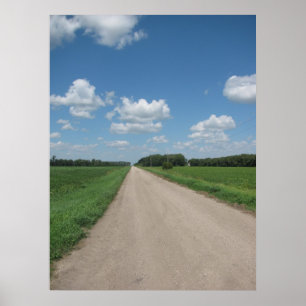 Póster Carretera de campo