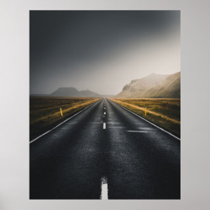 PÓSTER CARRETERA DE FERROCARRIL CONCRETO