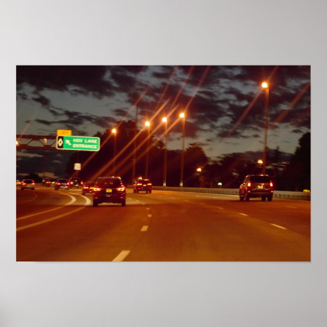 Póster Carretera de Noche (Frente)