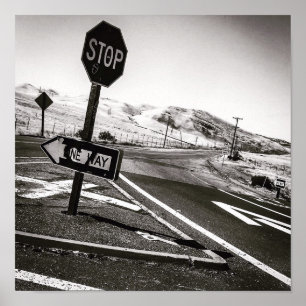 Póster Carretera Desolate