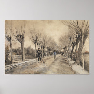 Póster Carretera en Etten (1881) de Vincent Van Gogh. Peq