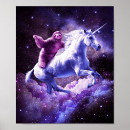 Póster Carretera Espacial En Unicornio