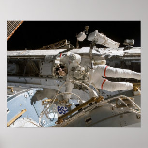 Póster Carretera espacial (STS-122)