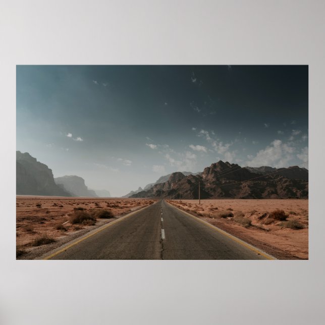 PÓSTER CARRETERA GRIS ASPHALT (Frente)