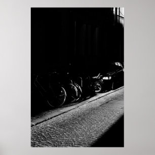 PÓSTER CARRETERA GRIS CONCRETA