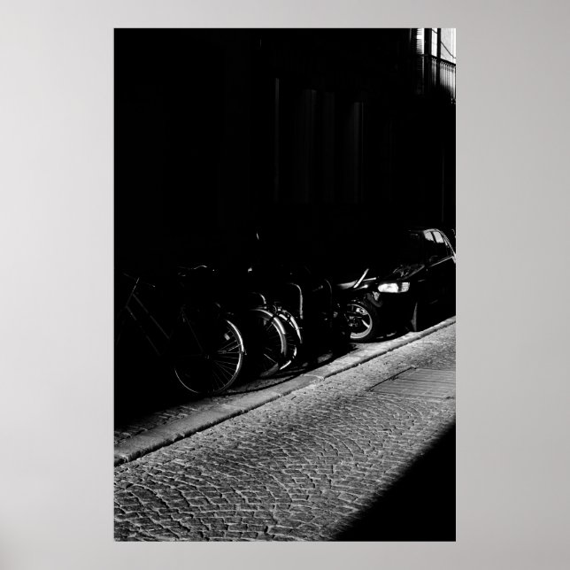 PÓSTER CARRETERA GRIS CONCRETA (Frente)