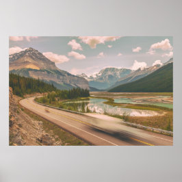 Póster Carretera Icefield Parkway