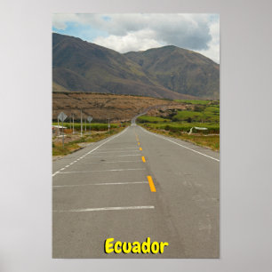 Póster Carretera Panamericana, Ecuador