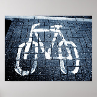 Póster Carretera para bicicletas - II