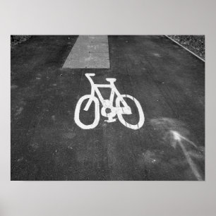 Póster Carretera para bicicletas - III
