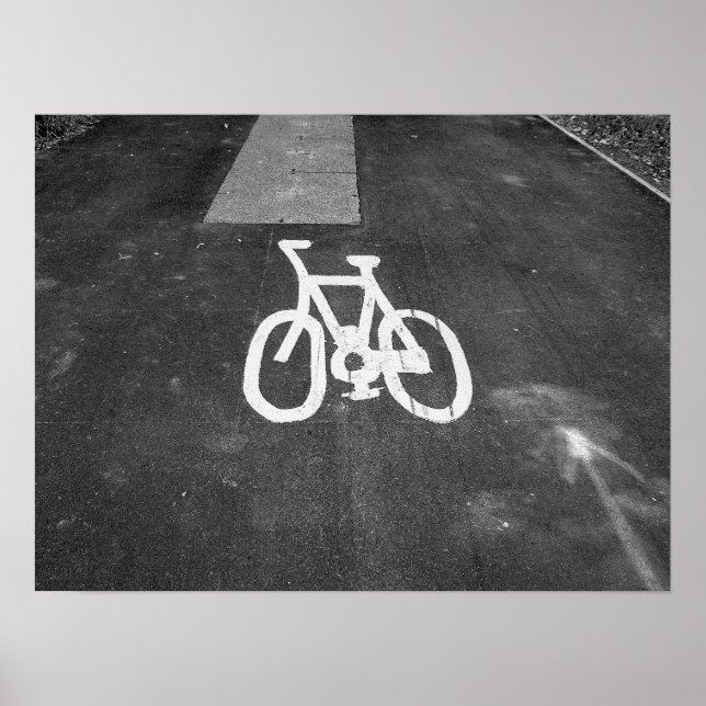 Póster Carretera para bicicletas - III (Frente)