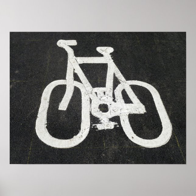 Póster Carretera para bicicletas - IV (Frente)