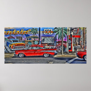 Póster Carretera que cruza 101