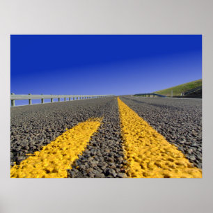 Póster Carretera transparente